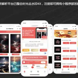 时光去水印小程序源码及视频搭建指南-小文资源网