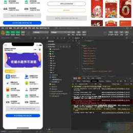 全能多功能小程序源码集：视频&图集去水印、步数记录、王者战力查询、红包封面制作-小文资源网