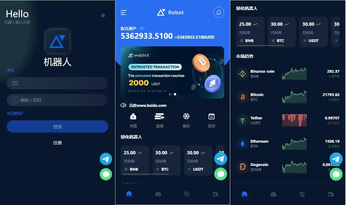 图片[1]-多语言BTC理财与量化交易系统源码-内含详细搭建教程