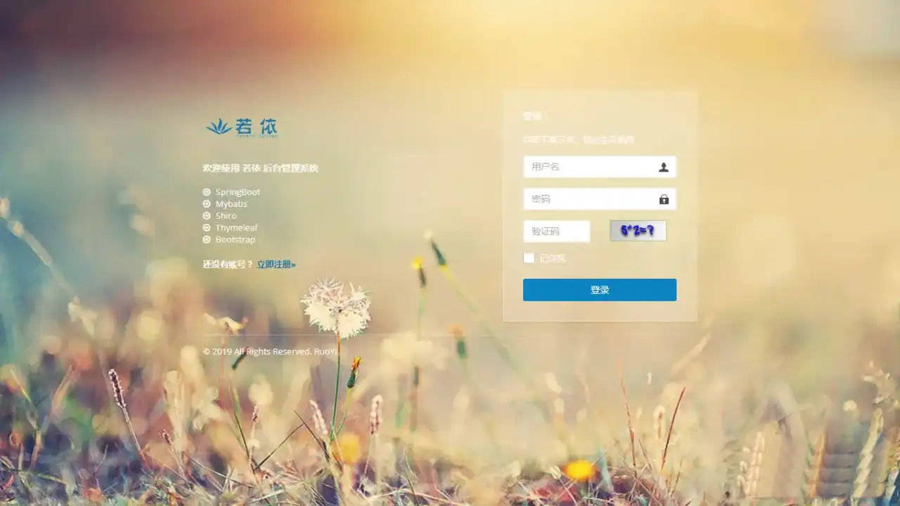 图片[1]-RuoYi管理系统V4.7.7：基于Spring Boot的全面权限管理解决方案