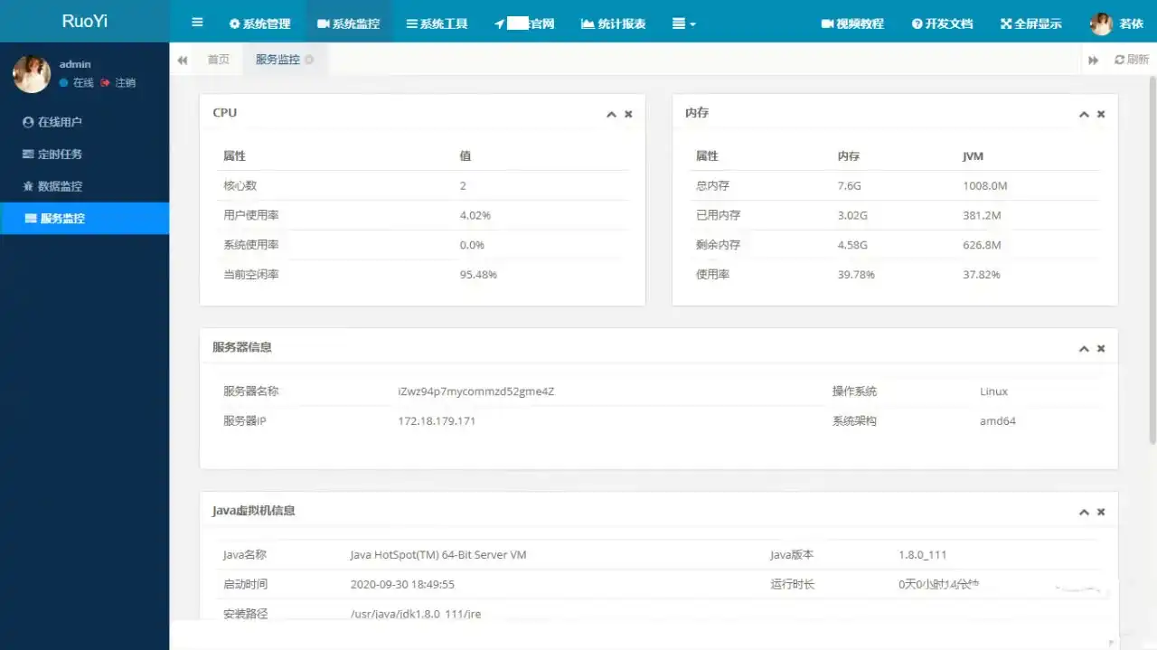 图片[2]-RuoYi管理系统V4.7.7：基于Spring Boot的全面权限管理解决方案
