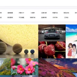 API自动采集壁纸系统源码 | 瀑布流加载技术 | 自适应手机端-小文资源网