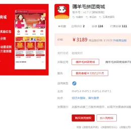 微信薅羊毛拼团商城小程序-轻松省钱的购物新体验-小文资源网