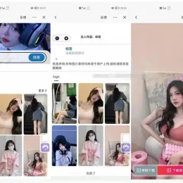 微信抖音快手三合一壁纸小程序源码-后端管理丰富功能-小文资源网