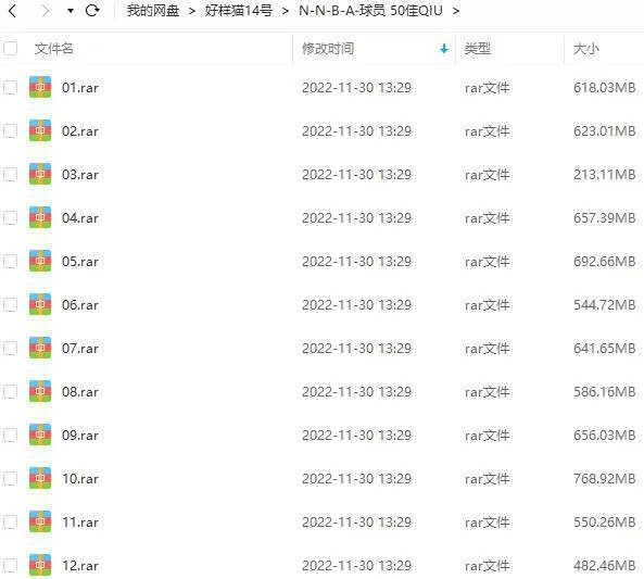 NBA视频-精选11个球员+全明星历史50佳球视频合集[MP4/6.87GB]百度云网盘下载