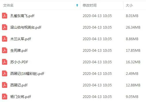 连环画《王叔晖作品》8部（PDF格式）合集【百度云网盘下载】
