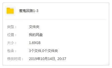 系列电影《惹鬼回路》3部(1.69GB)高清/英语中字/视频合集【百度云网盘下载】