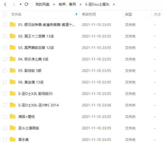 [日本动漫]《圣斗士星矢》大合集[TV+OVA+剧场+外传/全话]超清外挂中文字幕[MKV/MP3/PDF/JPG/245.93GB]百度云网盘下载