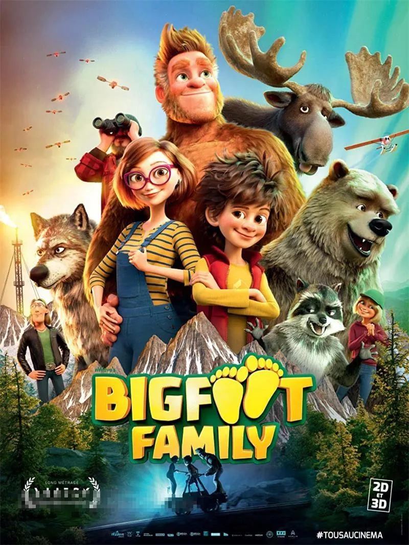 儿童电影《大脚丫家族 Bigfoot Family》[儿童教育][英语英字1集][2.04GB][百度网盘]