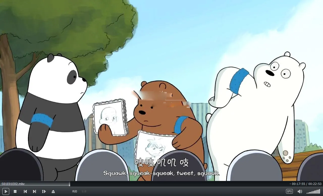 [英语动画]《We Bare Bears咱们裸熊》[英文字幕][全1-4季共150集][19.47G][百度网盘]