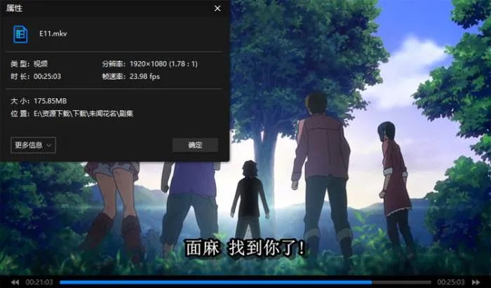 [动漫]《未闻花名/我们仍未知道那天所看见的花的名字》[全11集+剧场版(A-1 Pictures制作)高清/日语中字/视频合集]【百度云网盘下载】