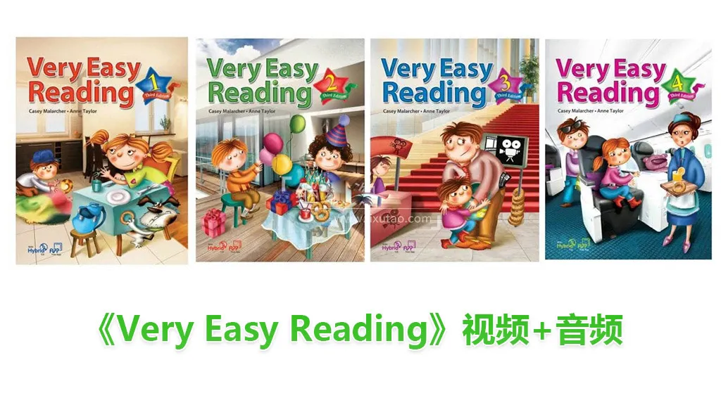 [英语绘本]《Very Easy Reading》[英文字幕][全四级共64集][177M][百度网盘]