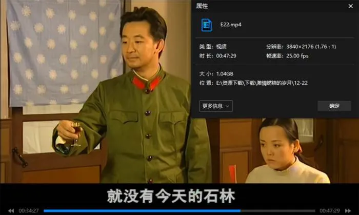 国产剧《激情燃烧的岁月》全22集(康洪雷执导)高清/国语中字/视频合集【百度云网盘下载】