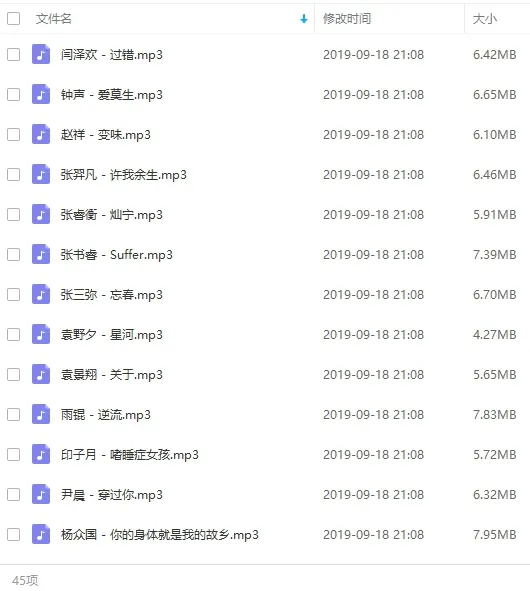 综艺音频《这！就是原创》第一季12期(244首)MP3音乐合集【百度云网盘下载】