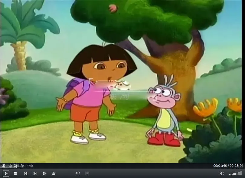 动画片《爱探险的朵拉Dora The Explorer》[儿童教育][中文版总1-8季共180全集][23GB][百度网盘]