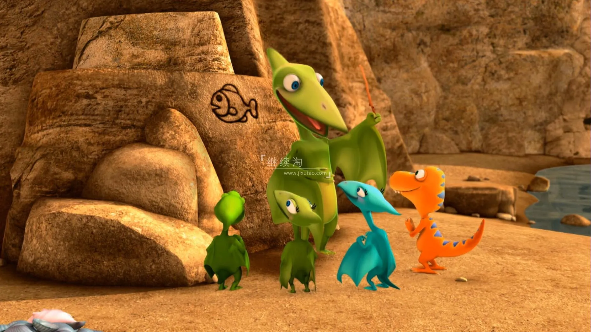 动画片《恐龙火车Dinosaur Train》[儿童教育][中文版80集][7.1GB][百度网盘]