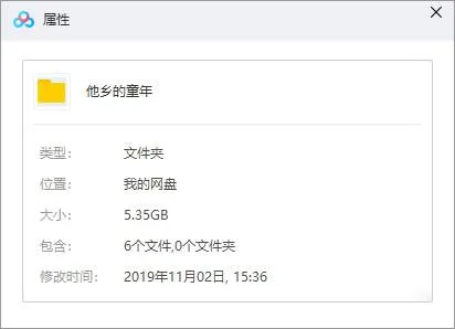 纪录片《他乡的童年》周轶君执导(TS高清6集)英音中字/视频合集【百度云网盘下载】