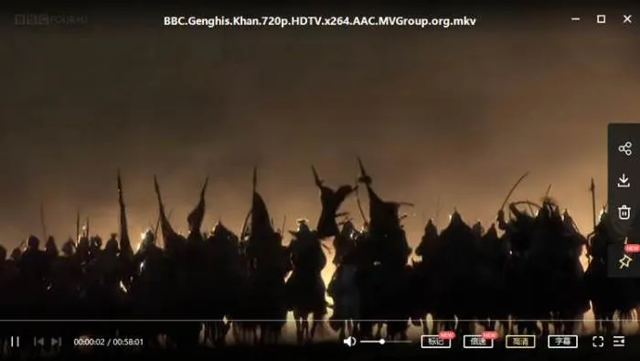 BBC纪录片《成吉思汗》视频高清英语中文字幕[AVI/1.37GB]百度云网盘下载