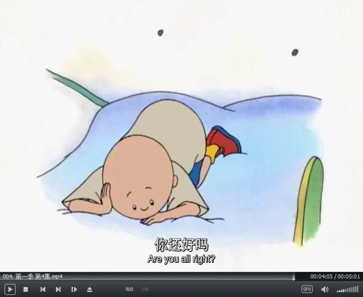 [英语动画]《Caillou卡由》[英文字幕][全1-5季共144集][8.53G][百度网盘]