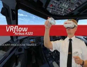 《震撼！VR 游戏飞行员驾驶训练模拟器 VRflow Airbus A320 v1.04.9 等你来战》-小文资源网