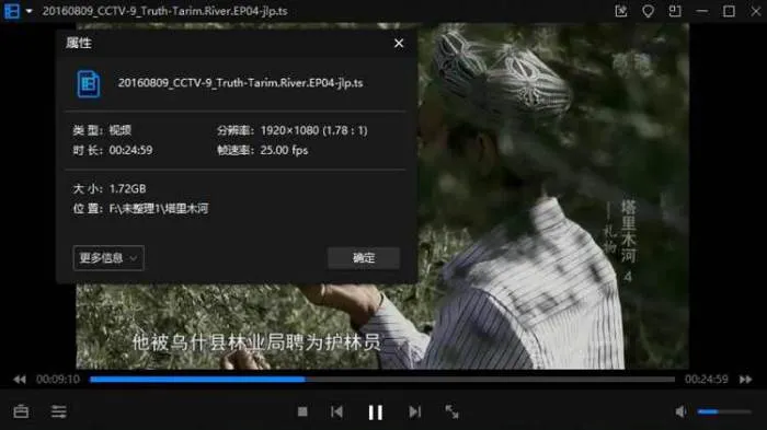 央视纪录片《塔里木河/Tarim River》全6集视频合集国语中字[TS/10.40GB]百度云网盘下载