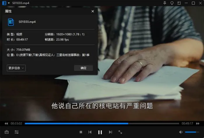 纪录片《真相见证人:三里岛核泄漏事故》全4集(Netflix出品)高清1080P/原声中字/视频合集【百度云网盘下载】