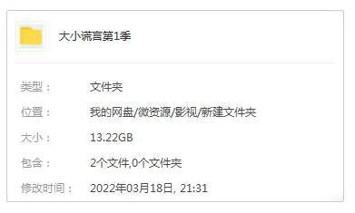 美剧《大小谎言》第1季(HBO出品)高清1080P/原声/内嵌官中/视频合集【百度云网盘下载】