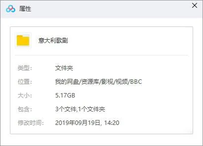 纪录片《意大利歌剧》BBC出品(超清3集)英音中字视频合集【百度云网盘下载】