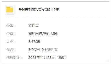 纪录片《千年菩提路》45集(DVD版)普清/国语中字/视频合集【百度云网盘下载】