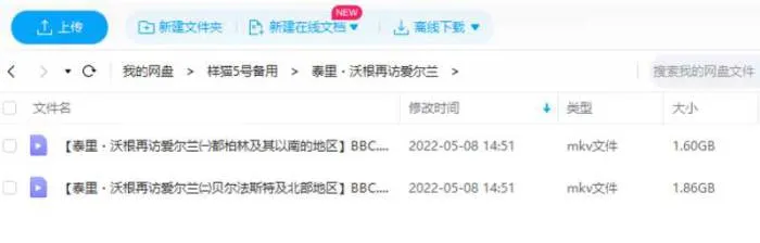BBC纪录片《泰里・沃根再访爱尔兰》视频2集英语中字[MKV/3.45GB]百度云网盘下载