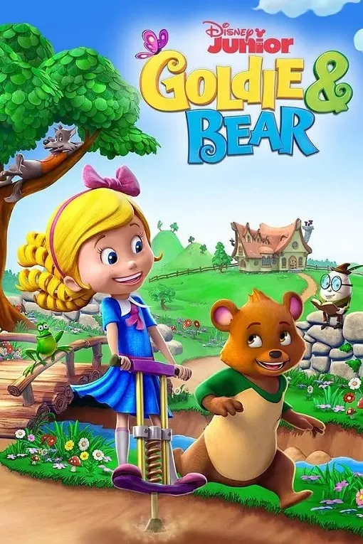 动画片《Goldie and Bear 蒂蒂与小熊》[儿童教育][中文版22集][9GB][百度网盘]