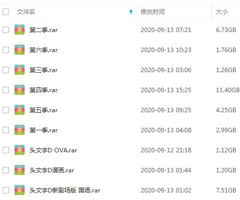 [动漫]《头文字D》[6季+OVA+新剧场版+漫画(重野秀一著)高清/国语中字/视频合集]【百度云网盘下载】
