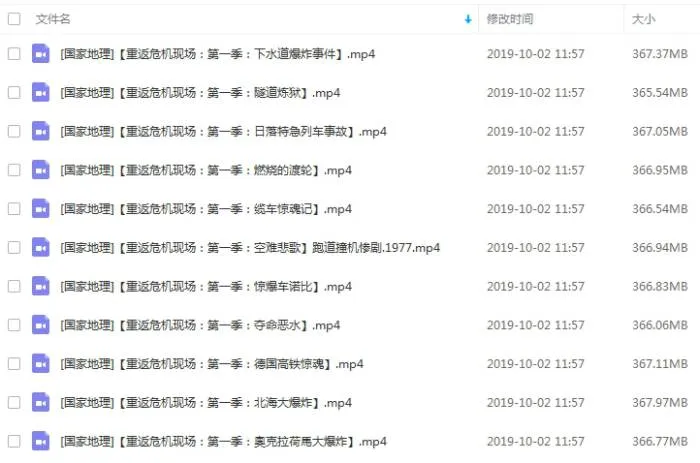 纪录片《重返危机现场》DSP出品(1-6季)英语中字/视频合集【百度云网盘下载】