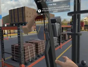 《超酷英文 VR 游戏：叉车驾驶模拟VR Chalkbites forklift-simulator 680.73MB 百度网盘下载》-小文资源网