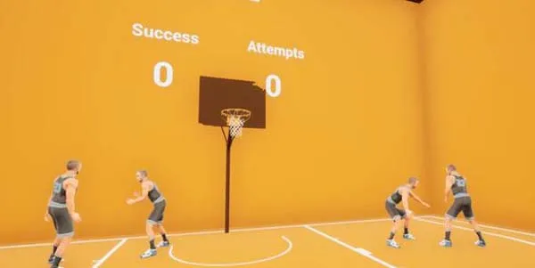 VR游戏《VR篮球 VR basketball shooting practice》[中文][74.91MB][百度网盘]