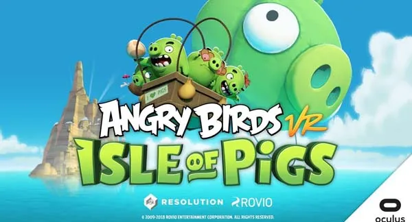 VR游戏《愤怒的小鸟汉化版 Angry Birds VR  Isle of Pigs[3.3.88374]》[中文][314.99MB][百度网盘]