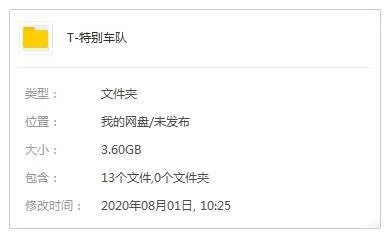 [动画]《特别车队》[全13集(杨凯华执导)国语无字/视频合集]【百度云网盘下载】