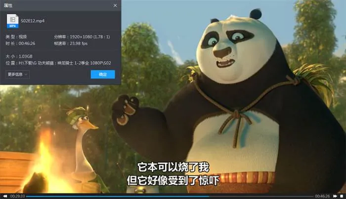 [动画]《功夫熊猫：神龙骑士》[全2季(Netflix出品)高清/原声中字/视频合集]【百度云网盘下载】