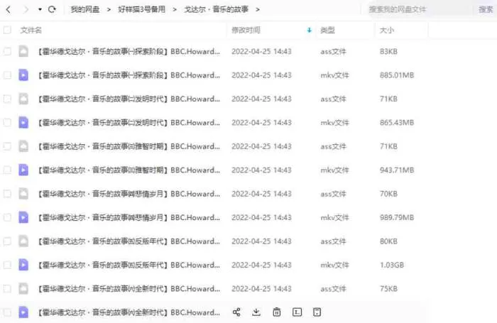 BBC纪录片《戈达尔・音乐的故事》全6集视频高清英语外挂中字合集[MKV/5.75GB]百度云网盘下载
