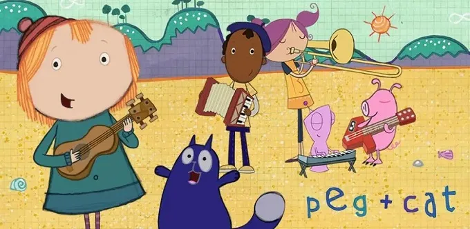 [英语动画]《佩格和小猫 Peg+Cat》[英文字幕][共41集1-4季][34GB][百度网盘]