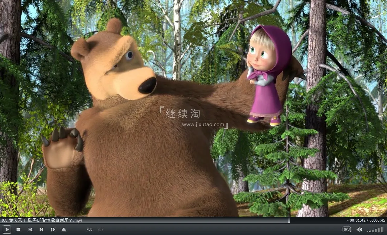 动画片《玛莎和熊Masha and The Bear全三季》[儿童教育][中文版77集][10.7GB][百度网盘]