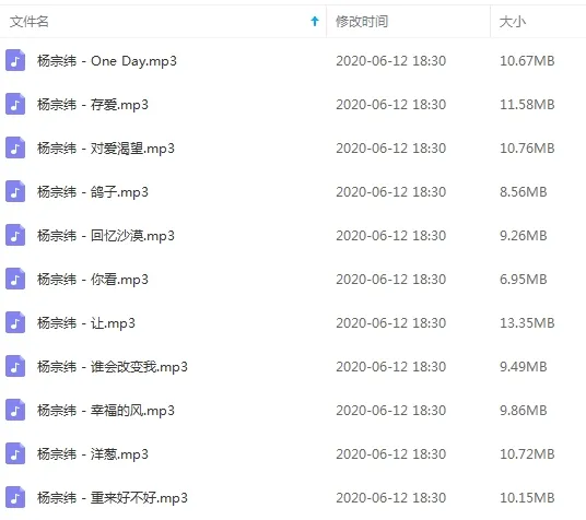 杨宗纬Aska Yang歌曲合集百度云网盘下载(2008-2019年4张专辑25单曲)[FLACMP33.23GB]