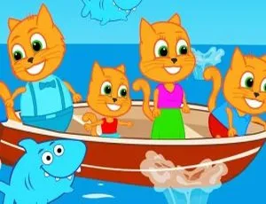 105集中文版《小猫一家》儿童教育动画片 1.34GB 百度网盘资源