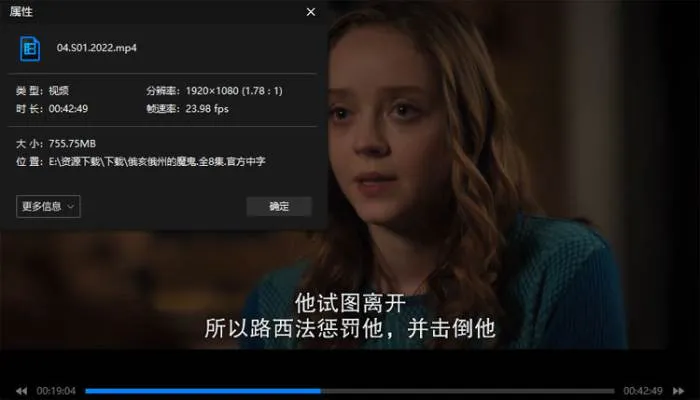 美剧《俄亥俄州的魔鬼》(2022) 全8集 英语 官方中字