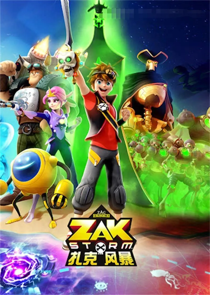 英文动画《扎克风暴 Zak Storm：Super Pirate》[儿童教育][全39集/英语中英双字][6.54GB][百度网盘]