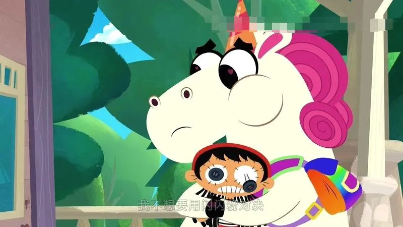 英文动画《走开吧 独角兽 Go Away, Unicorn! 》[儿童教育][国语版/52集/英语版52集][8.47GB][百度网盘]