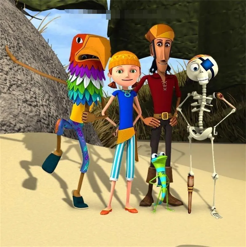 英文动画《海盗的艺术大冒险 Pirates: Adventures in Art》[儿童教育][全44集/英语英字][4.46GB][百度网盘]