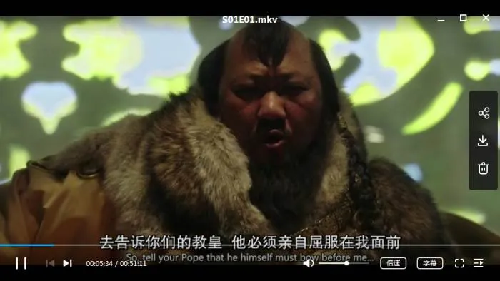 美剧《马可波罗》1-2季(约翰·福斯克执导)高清720/英音中字/视频合集【百度云网盘下载】