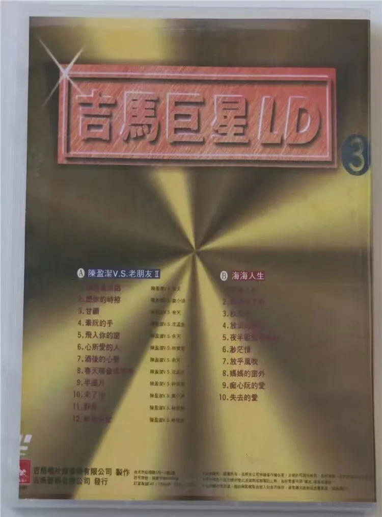 [DVD音乐专辑碟][吉马巨星LD专辑 (三)][LD转][DVD ISO][3.02G+2.73G][百度网盘]