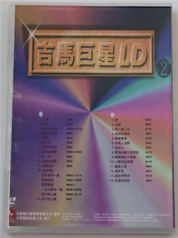 [DVD音乐专辑碟][吉马巨星LD专辑 (二)][LD转][DVD ISO][3.38G+3.21G][百度网盘]